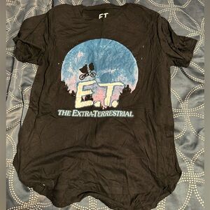 E.T. The Extra-Terrestrial Black T-Shirt
